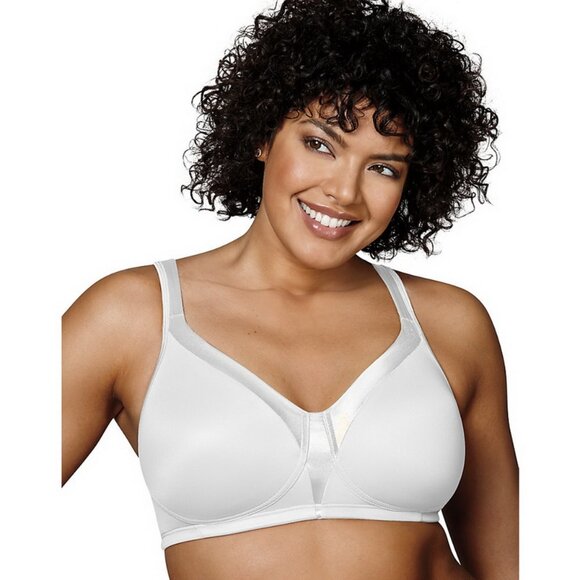 2x NEW Playtex 4803 Bra Firm Support Breathable Lining Seamless Cups Size 40DD - Picture 1 of 5